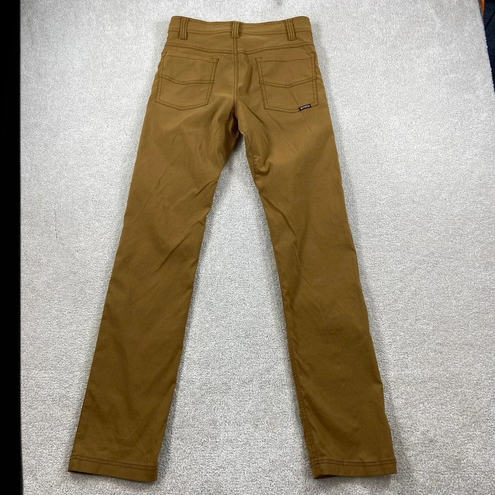 Prana Brion Pants Mens 28x34 (Fits 29x33) Slim Fit Stretch Nylon Outdoor Hiking